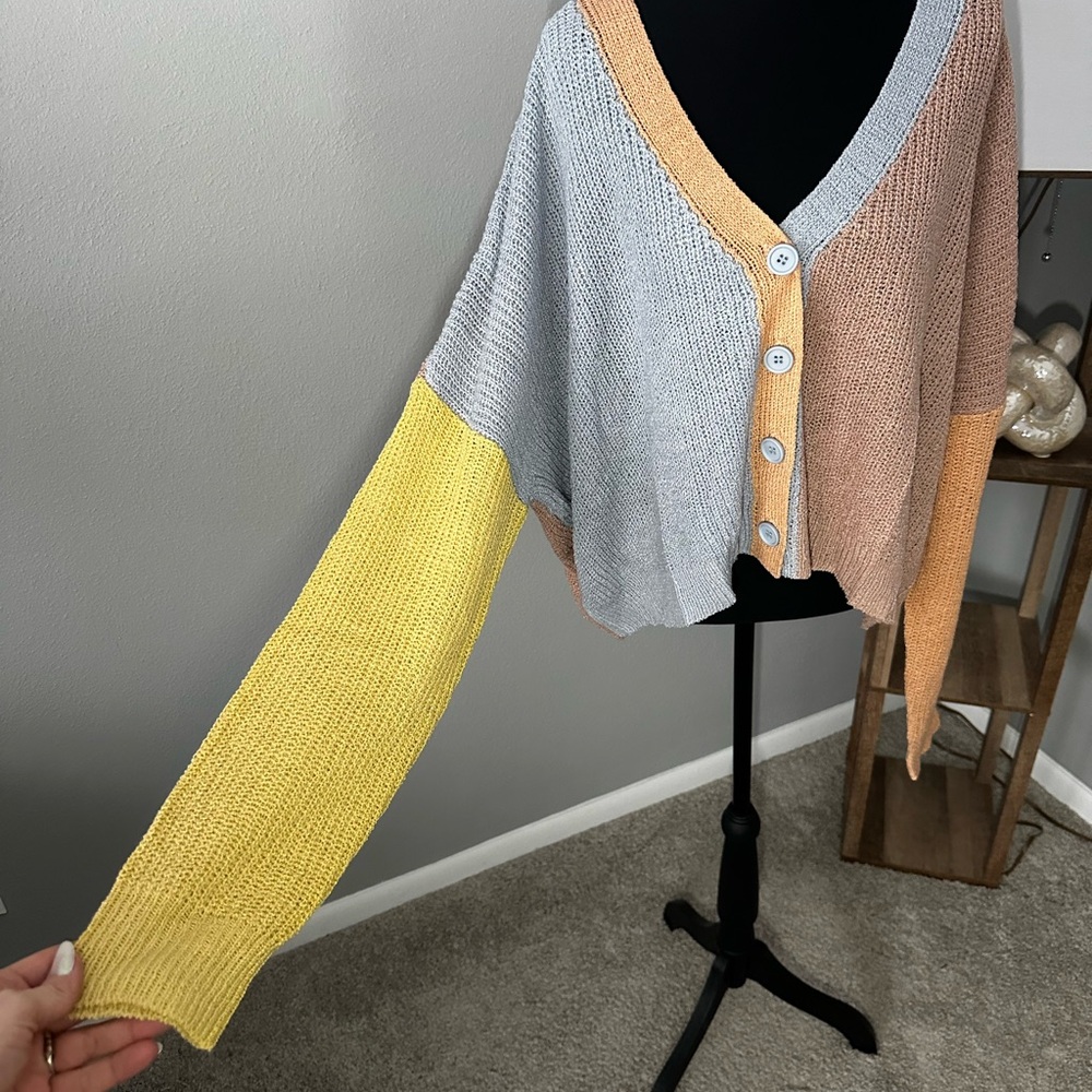 NWT Gilli Multicolor Button-Up Cardigan NWT - image 2